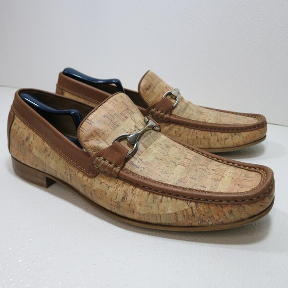 Donald J. Pliner Dannieco Horse Bit Leather Loafers Shoes Men\'s Footwear Sz 14 main image 4